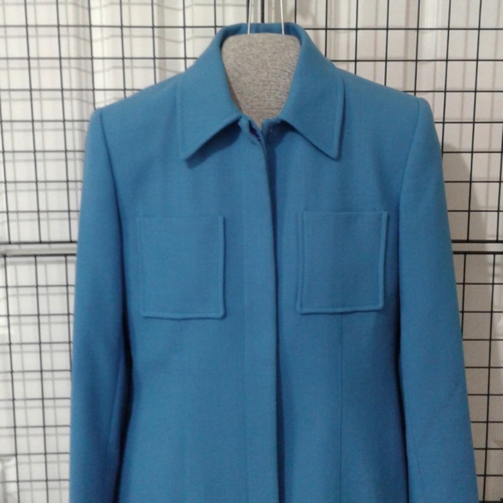 100% wool long jacket. NWT - Picture 2 of 5